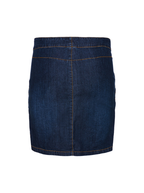 Sam 73 Sötétkék női farmer ujjas szoknya SAM 73