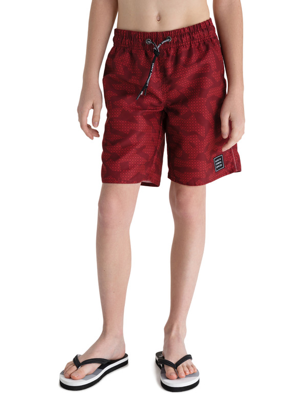 Sam 73 Piros fiú mintás fürdőruha SAM 73