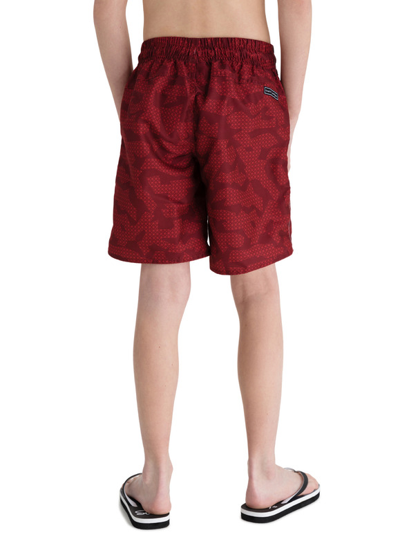 Sam 73 Piros fiú mintás fürdőruha SAM 73