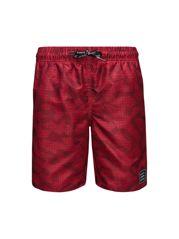 Sam 73 Piros fiú mintás fürdőruha SAM 73