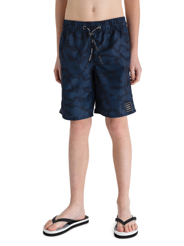 Sam 73 Sötétkék fiú fiú mintás fürdőruha SAM 73
