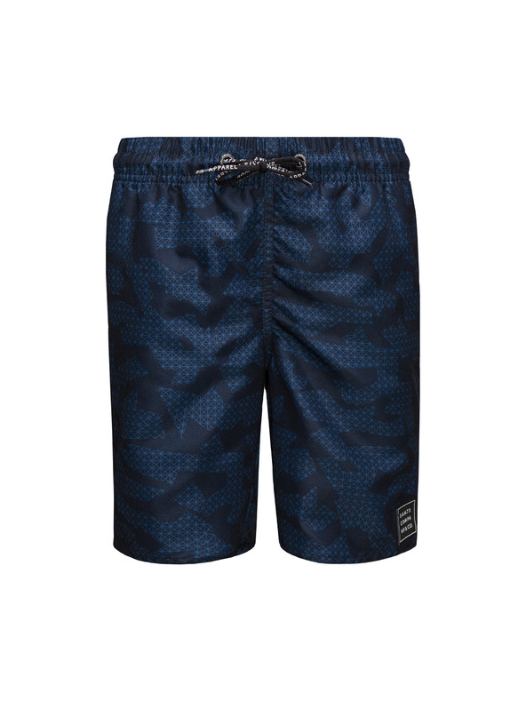 Sam 73 Sötétkék fiú fiú mintás fürdőruha SAM 73
