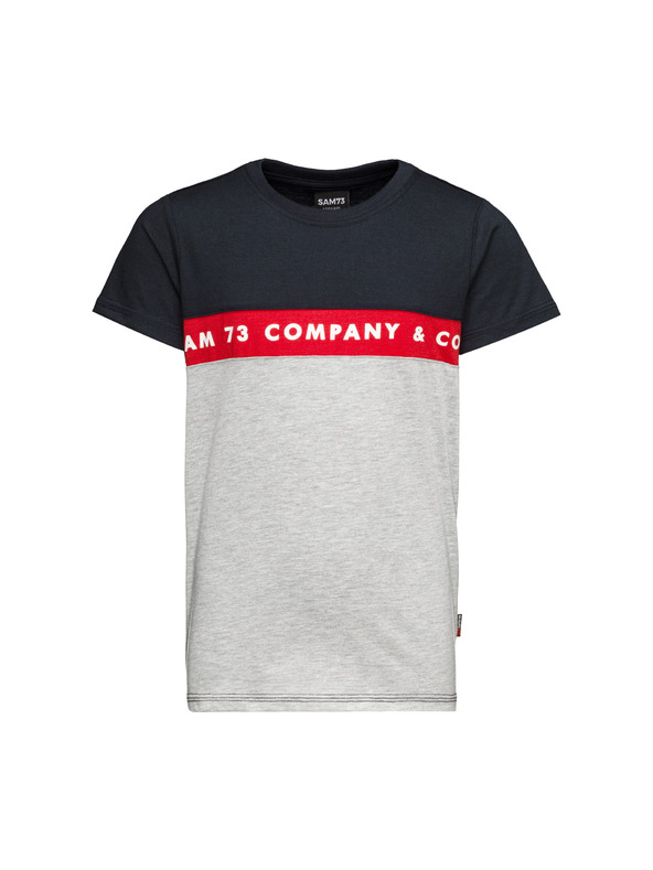 Sam 73 Szürke és kék fiú póló SAM 73