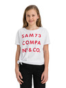 Sam 73 Fehér lány póló SAM 73 nyomtatással