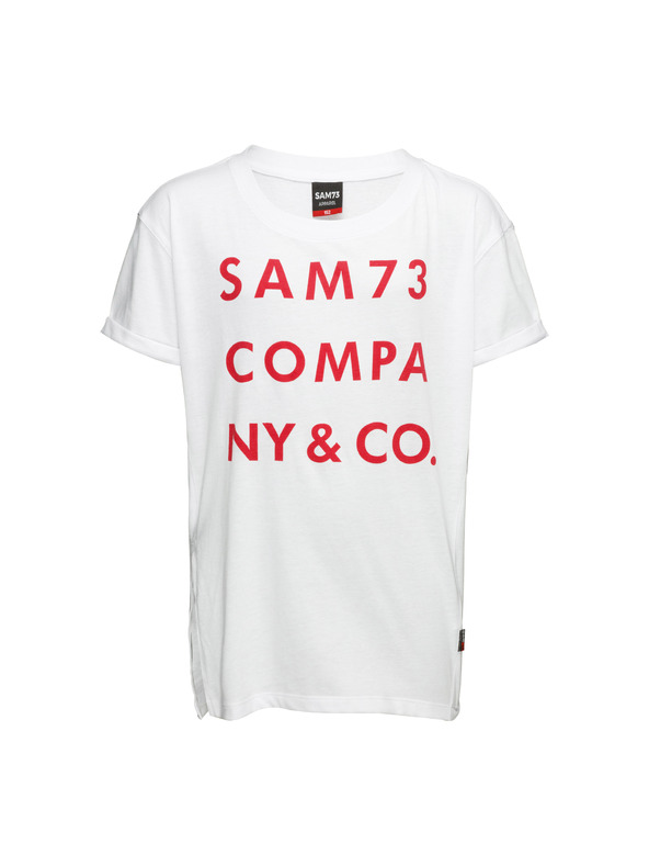 Sam 73 Fehér lány póló SAM 73 nyomtatással