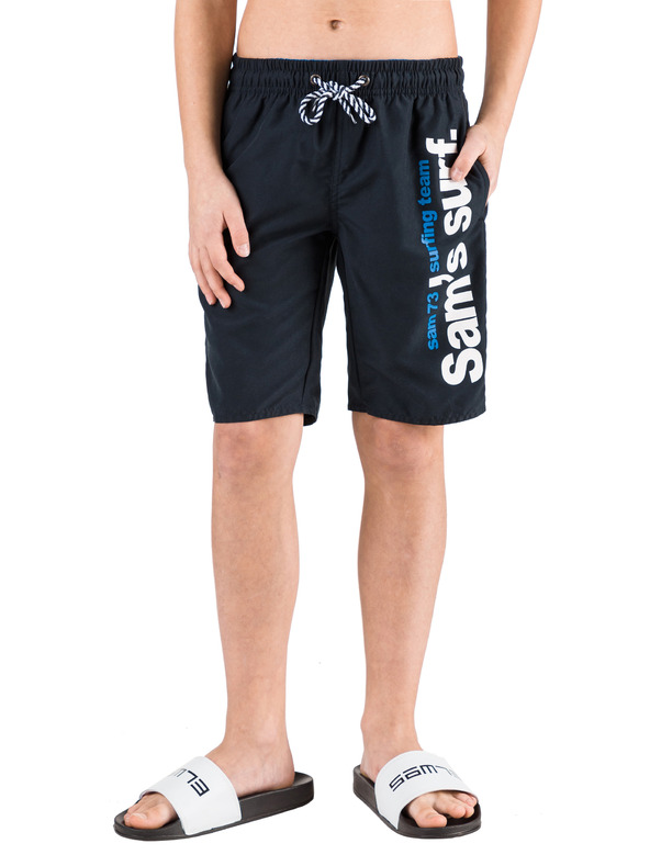 Sam 73 Sötétkék fiú nyomtatott fürdőruha SAM 73