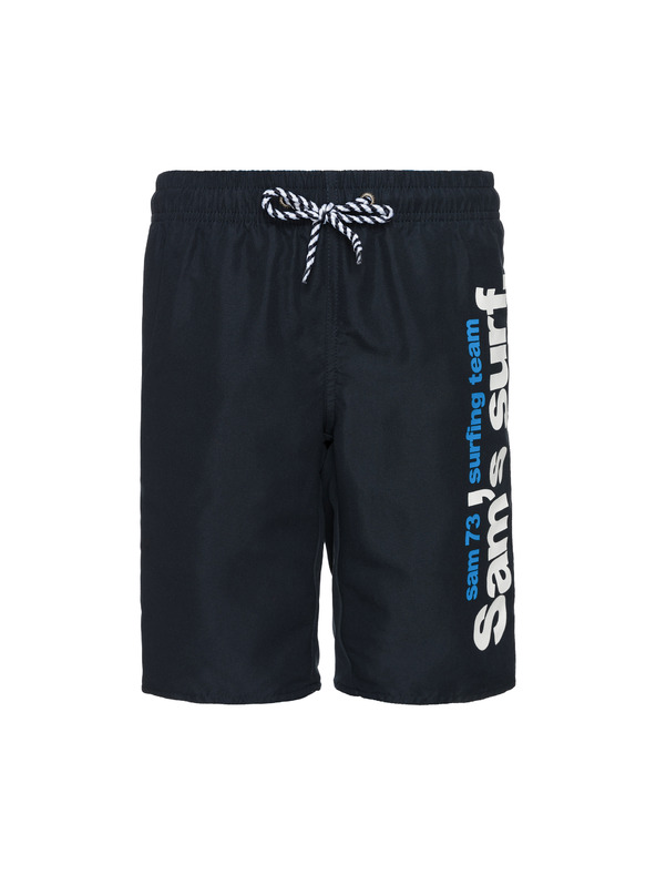 Sam 73 Sötétkék fiú nyomtatott fürdőruha SAM 73