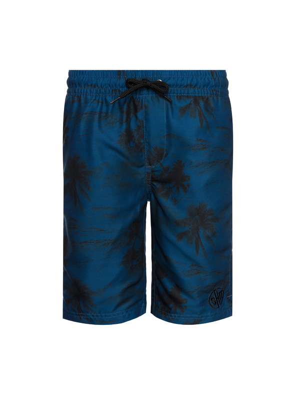 Sam 73 Sötétkék fiú fiú mintás fürdőruha SAM 73