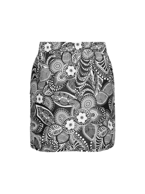 Sam 73 Sötétszürke virágos lányszoknya SAM 73