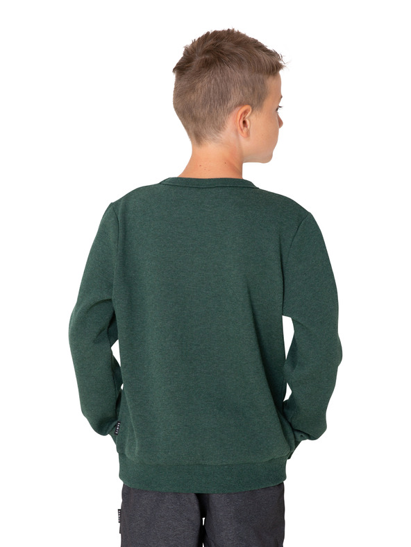 Sam 73 Sötétzöld fiúk nyomtatott melegítőfelső SAM 73 Brandon