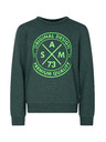 Sam 73 Sötétzöld fiúk nyomtatott melegítőfelső SAM 73 Brandon
