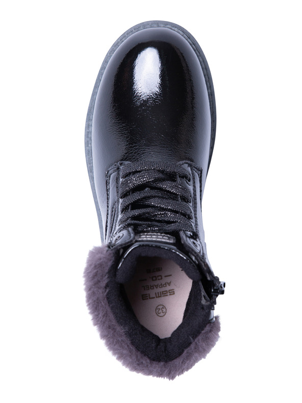 Sam 73 Fekete fiú bundás bokacsizma SAM 73 Naomi