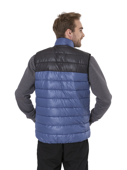 Sam 73 Fekete és kék férfi steppelt mellény SAM 73 Donald