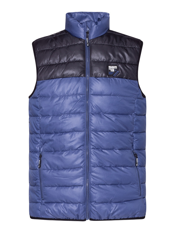 Sam 73 Fekete és kék férfi steppelt mellény SAM 73 Donald