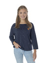 Sam 73 Sötétkék női csíkos póló SAM 73