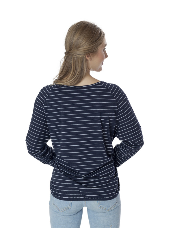 Sam 73 Sötétkék női csíkos póló SAM 73