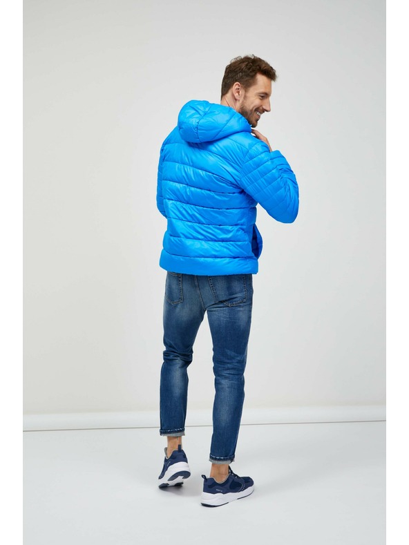 Sam 73 Kék férfi steppelt kabát Sam 73