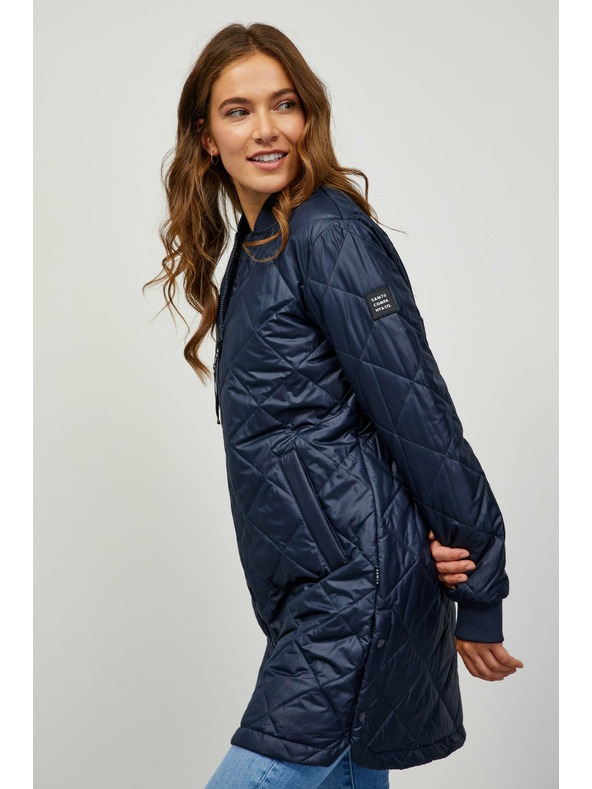 Sam 73 Sötétkék női steppelt kabát Sam 73