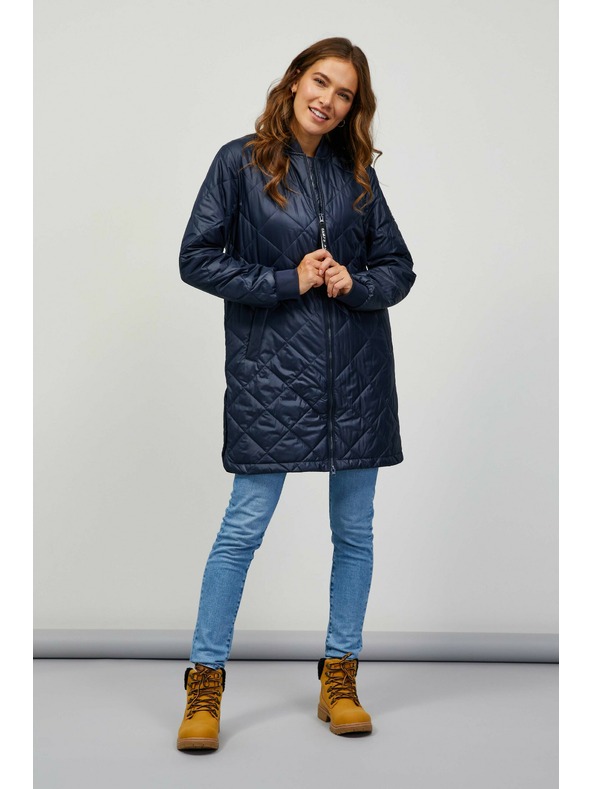 Sam 73 Sötétkék női steppelt kabát Sam 73