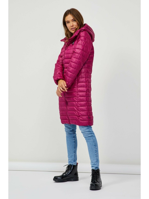 Sam 73 Sötét rózsaszín női steppelt kabát Sam 73