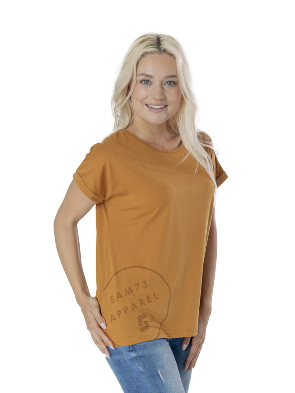 Sam 73 Mustár női nyomtatott póló SAM 73