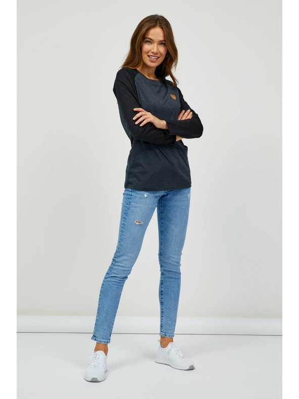 Sam 73 Sötétszürke női póló Sam 73