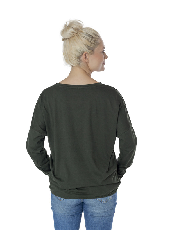 Sam 73 Sötétzöld női póló SAM 73