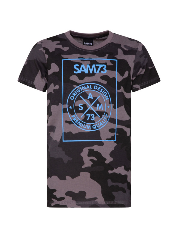 Sam 73 Szürke fiú kamuflázs póló SAM 73
