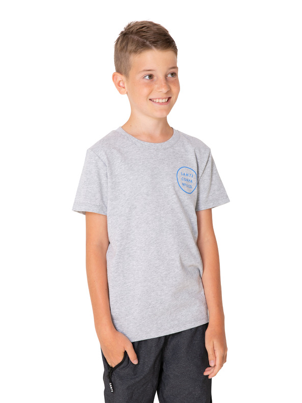Sam 73 Világosszürke fiú póló SAM 73 mintával