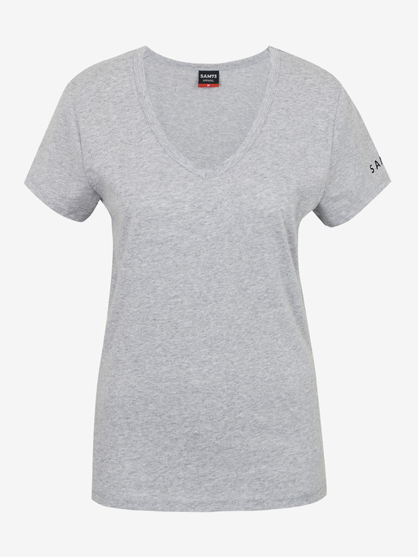 Sam 73 Világosszürke női csíkos póló SAM 73 Una