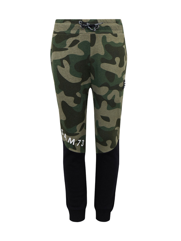 Sam 73 Khaki színű fiú mintás fiú melegítőnadrág SAM 73 Conrad
