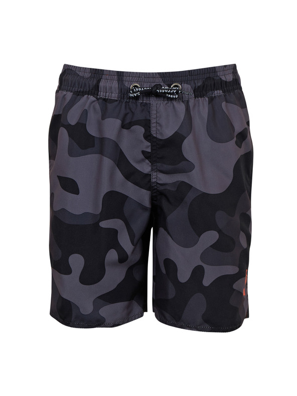 Sam 73 Szürke és fekete fiú mintás rövidnadrág SAM 73 Jordan