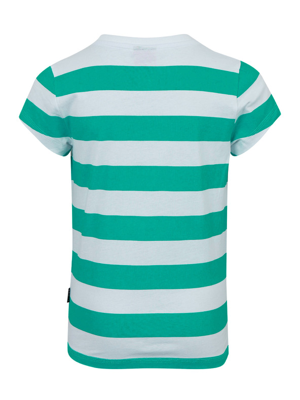 Sam 73 Fehér és zöld csíkos gyerek póló SAM 73 Siobhan