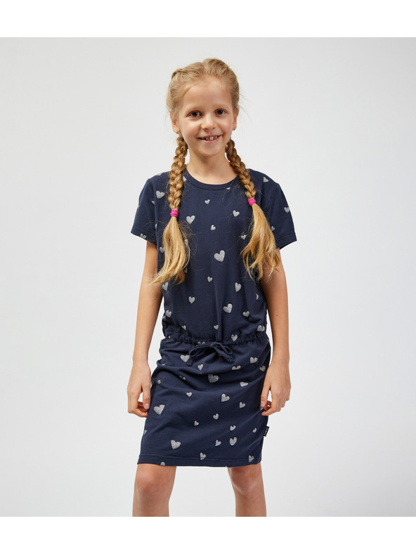 Sam 73 Sötétkék Lányok mintás ruha SAM 73 Welo