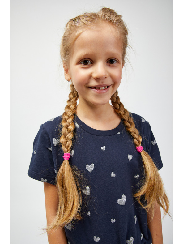 Sam 73 Sötétkék Lányok mintás ruha SAM 73 Welo