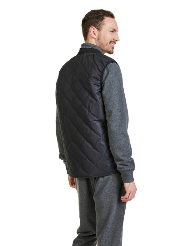 Sam 73 Fekete férfi steppelt mellény SAM 73 Ambrose