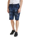 Sam 73 Sötétkék férfi mintás rövidnadrág SAM 73 Joseph