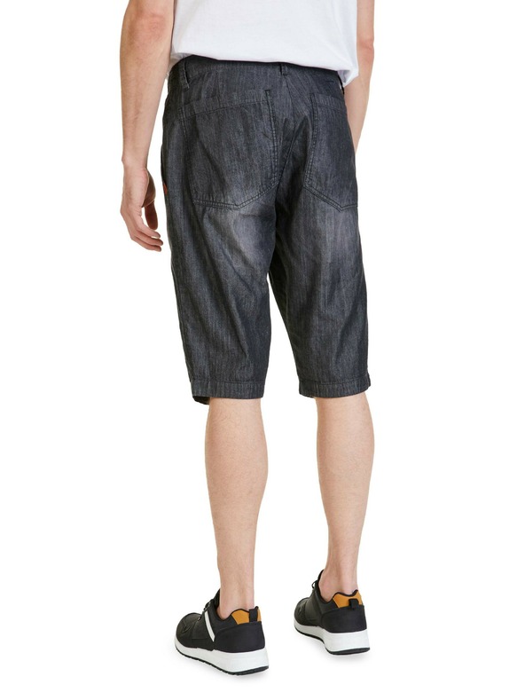 Sam 73 Fekete férfi farmer rövidnadrág SAM 73 Kieran