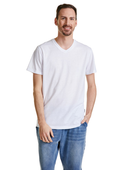 Sam 73 Fehér férfi póló SAM 73 Leonard