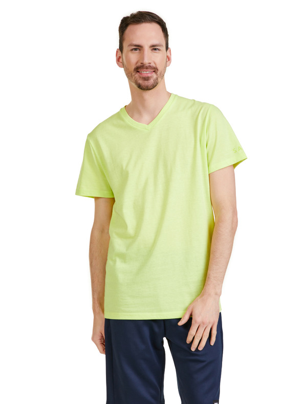 Sam 73 Neonsárga férfi póló SAM 73 Leonard