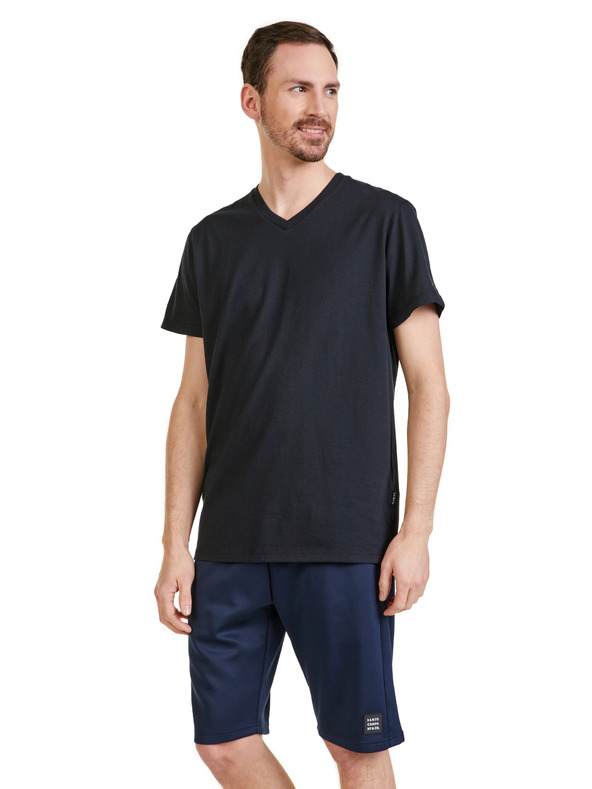 Sam 73 Fekete férfi póló SAM 73 Leonard