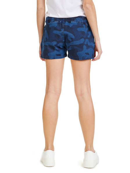 Sam 73 Sötétkék női mintás rövidnadrág SAM 73 Tamara