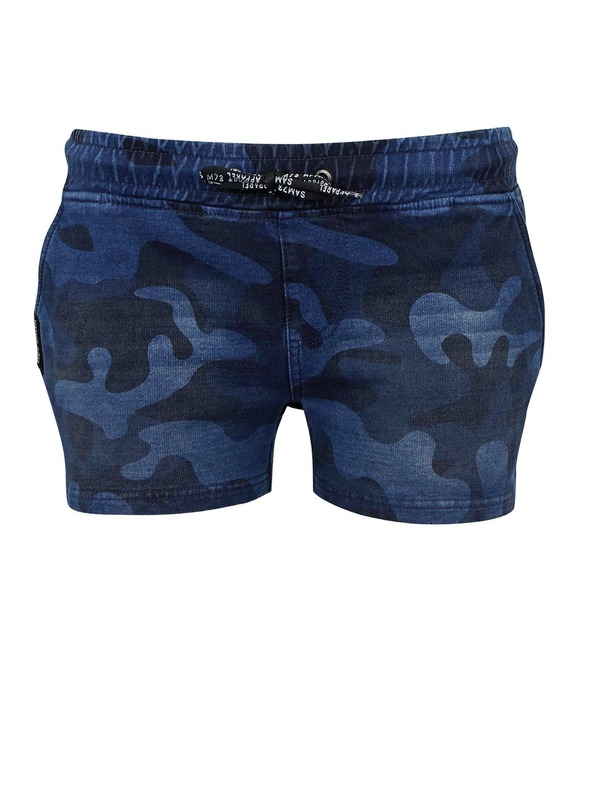 Sam 73 Sötétkék női mintás rövidnadrág SAM 73 Tamara