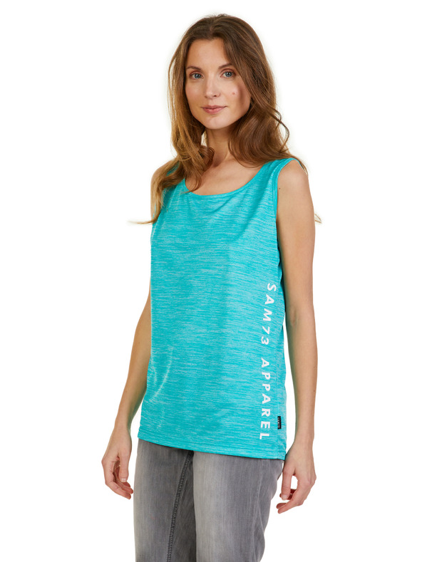 Sam 73 Türkiz női csíkos pulóver SAM 73 Manita