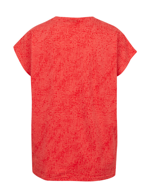 Sam 73 Korallszínű női mintás póló SAM 73 Veronica