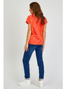 Sam 73 Korallszínű női mintás póló SAM 73 Veronica