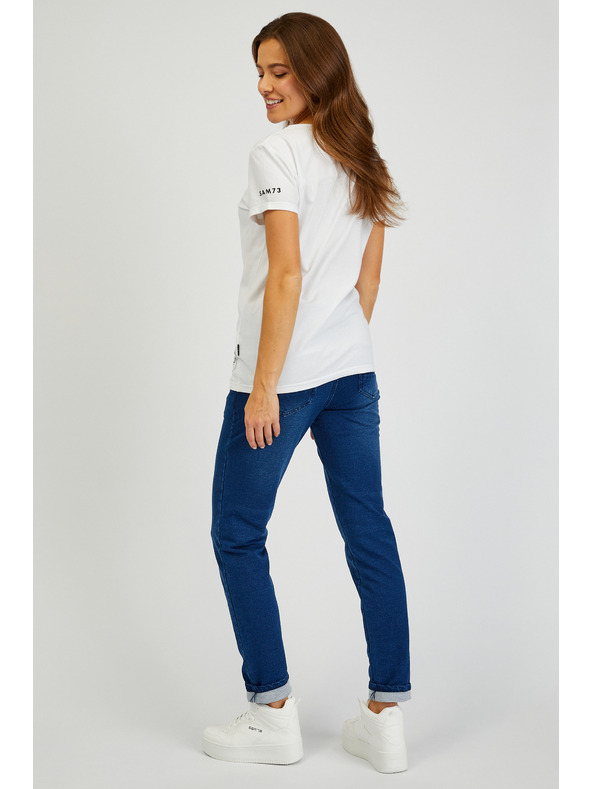 Sam 73 Fehér női póló SAM 73 Bethany