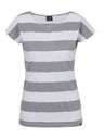 Sam 73 Fehér és szürke női csíkos póló SAM 73 Elspeth
