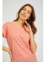Sam 73 Narancssárga női csíkos basic póló SAM 73 Celeste