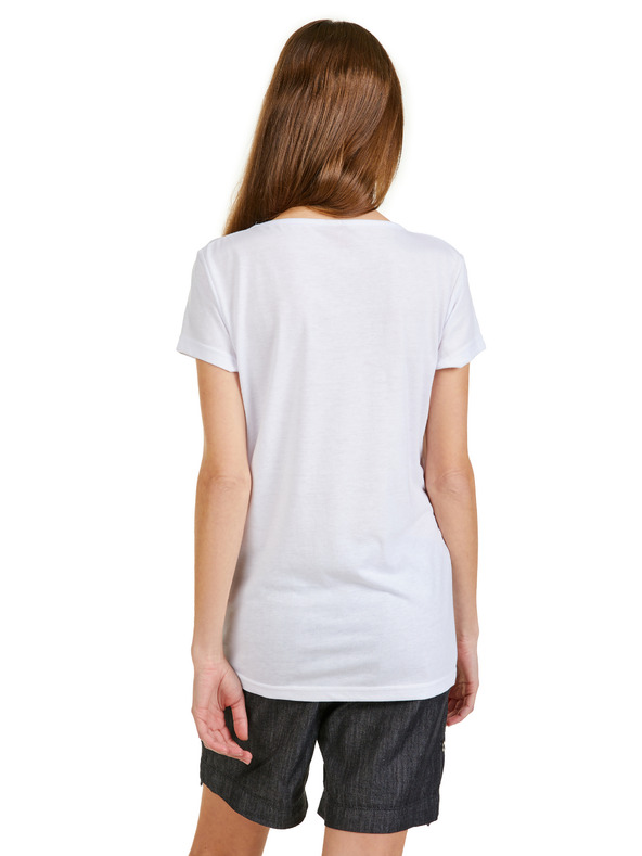 Sam 73 Fehér női póló SAM 73 Ilda nyomtatással